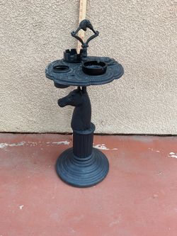 Vintage horse head standing ashtray