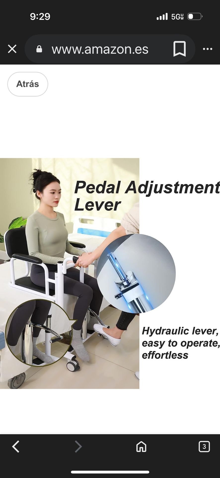 Elevador Pacientes Hidraulico