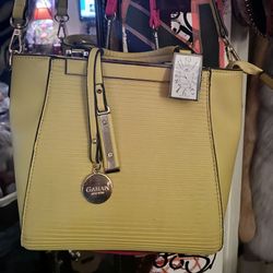 Yellow tote/shoulder bag