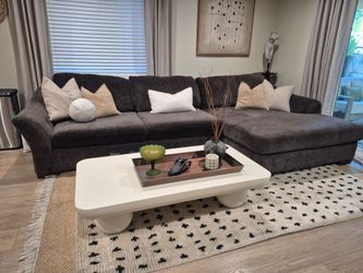 Sectional Sofa Deep Seating Oversized Chaise