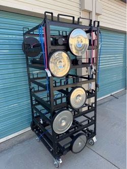 Stanchion Post Cart, crowd control
