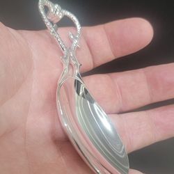 Vintage Antique Unused Silver Plate Decor Table Souvenir Spoon, usually sells $45 upwards.