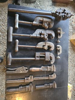 Pipe Cutters, Pipe Threader, Wrenches