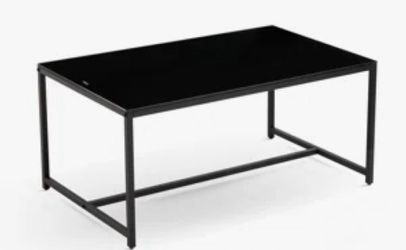 Black glass coffee table and toddler 2t jeans