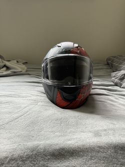 Red Snake Bite Ls2 Bike Helmet 