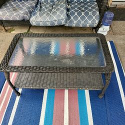 Outside Couch And Table