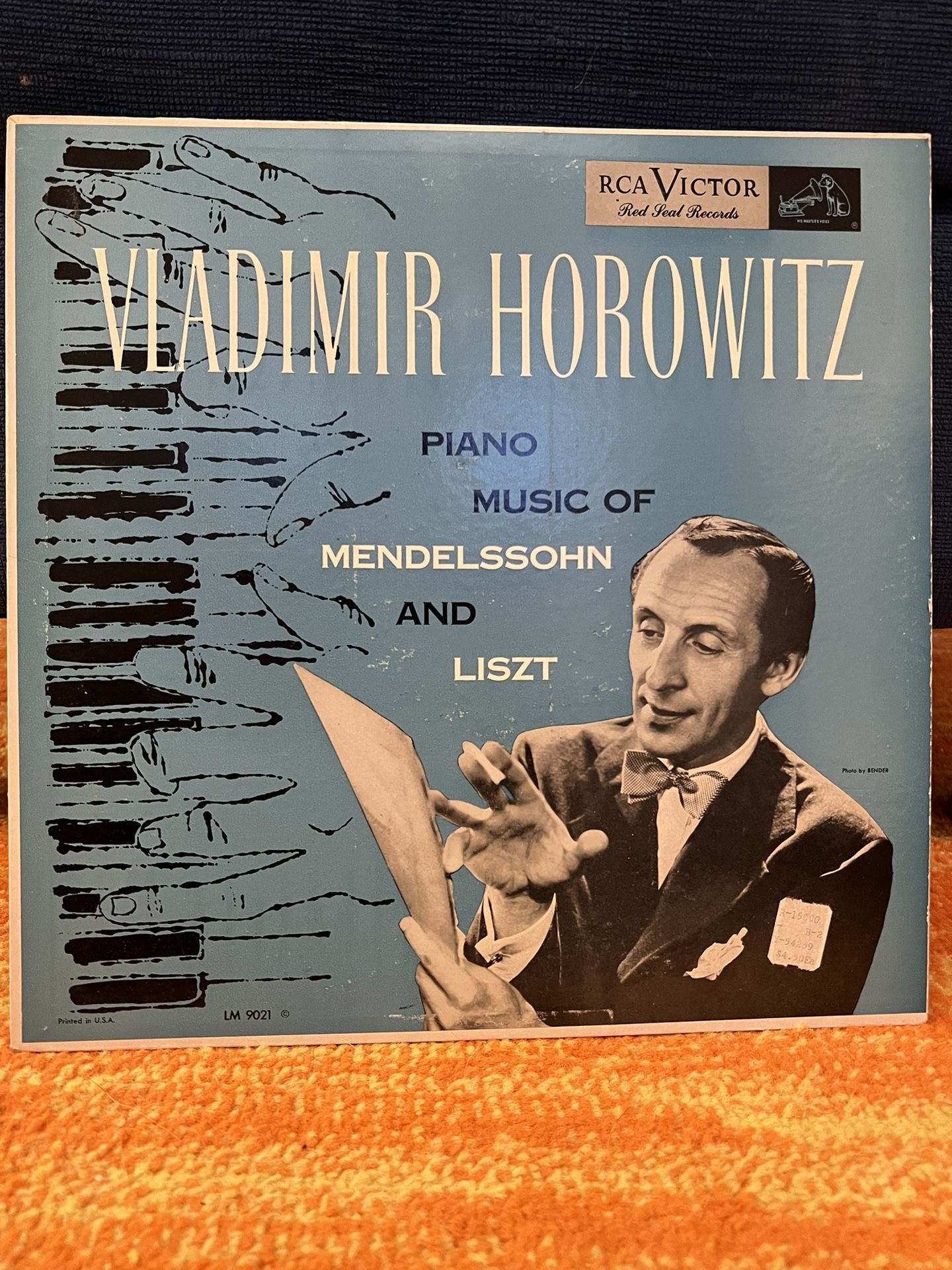 Andy Warhol Cover Art - Vladimir Horowitz - Piano Music Of Mendelssohn And Liszt - VG+ LP Record Vinyl