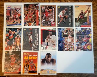 Michael Jordan Basketball Card Lot (13 Cards)