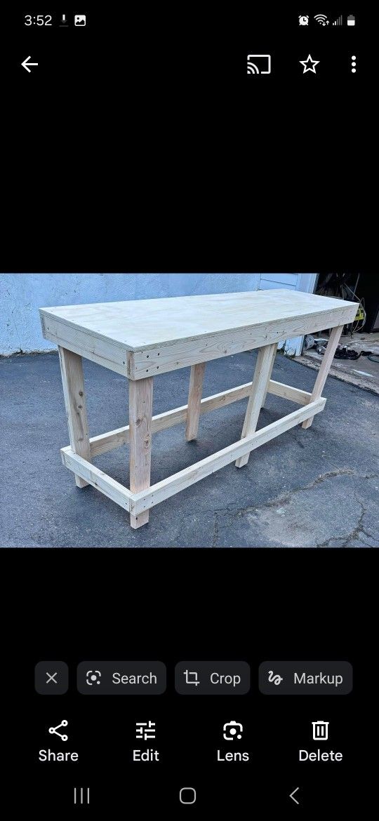 Custom Build Wood Table 