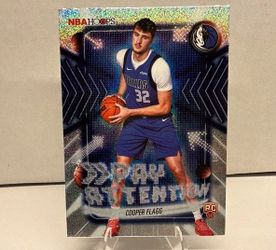2 Cooper Flagg Rookie Cards For 30 - Cooper Flagg 2025-26 Topps NBA Hoops Pay Attention Pixel Burst Rookie + Cooper Flagg 2025-26 Topps Now Rookie #25