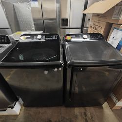 Samsung topload washer and dryer set