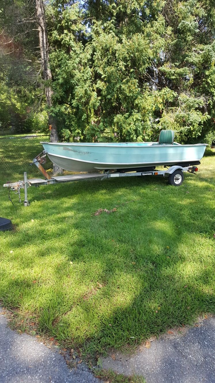 Duranautic aluminium boat and trailer