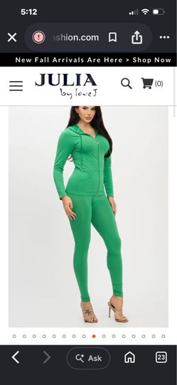 Julia by Love J Green Tracksuit Set