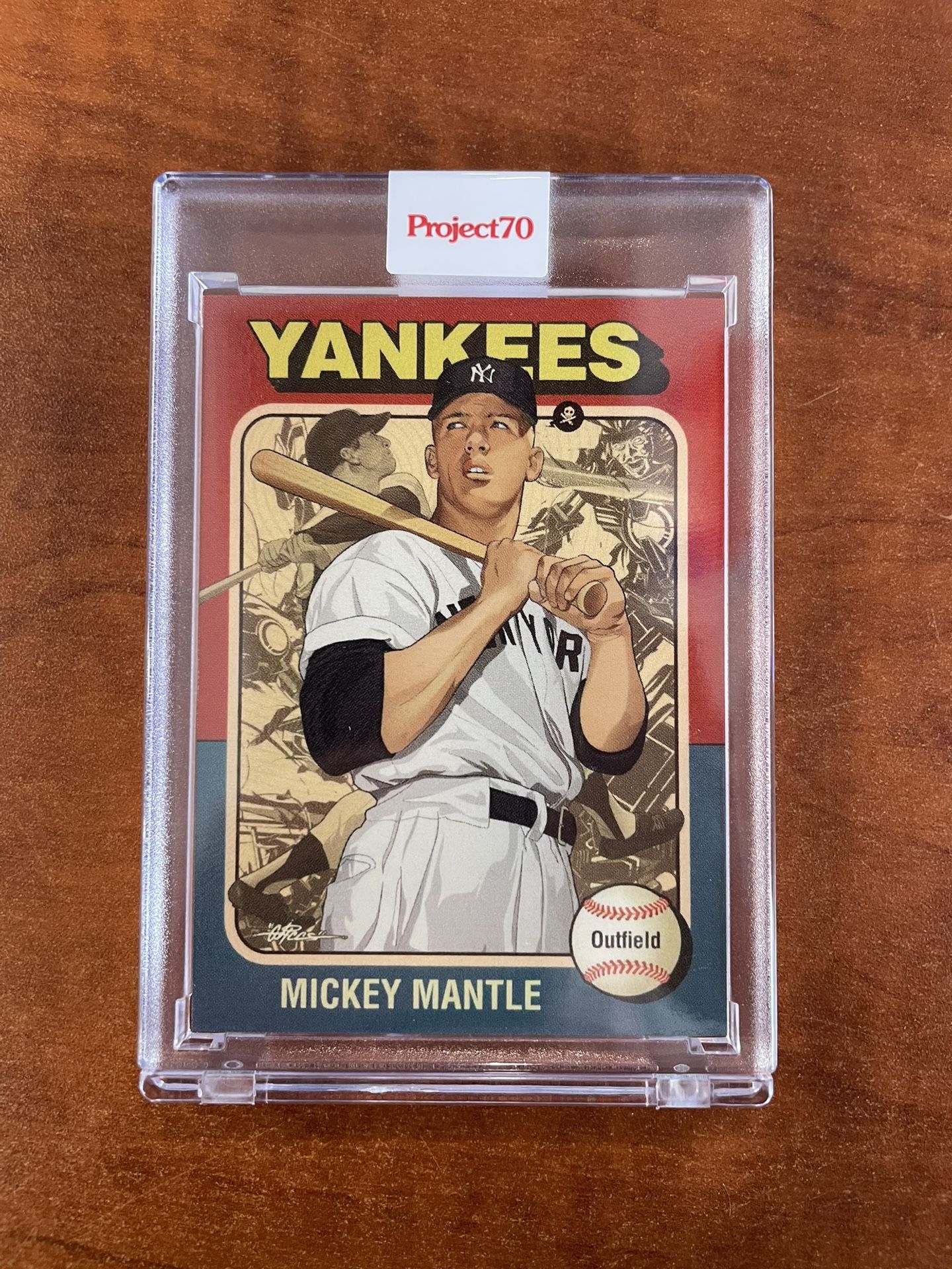 2021 Topps Project 70 Mickey Mantle (by Artist, Quiccs)