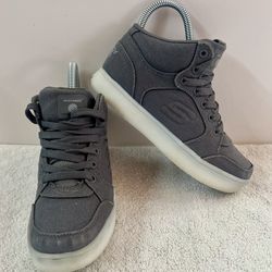 Skechers Energy Lights Kids gray shoes size 1.5