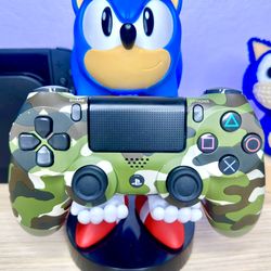 PlayStation 4 Wireless Controller – New Joystick Pads - OEM - Urban Camo (Green)