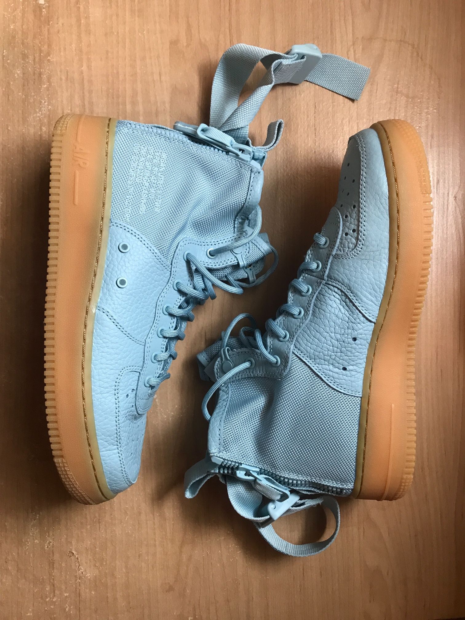 New Nike SF Air Force 1 Mid AJ0424-401 Ocean Bliss Blue GS Sz 6.5