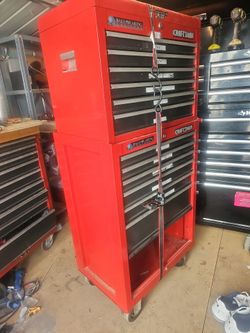 Craftsman tool box 6 drawer top 6 bottom