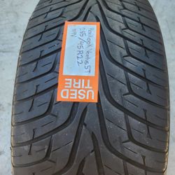 (1) 285/45/22 HANKOOK VENTUS ST USED TIRE