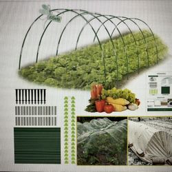 Garden Hoops Grow Tunnel For Netting 6 Sets