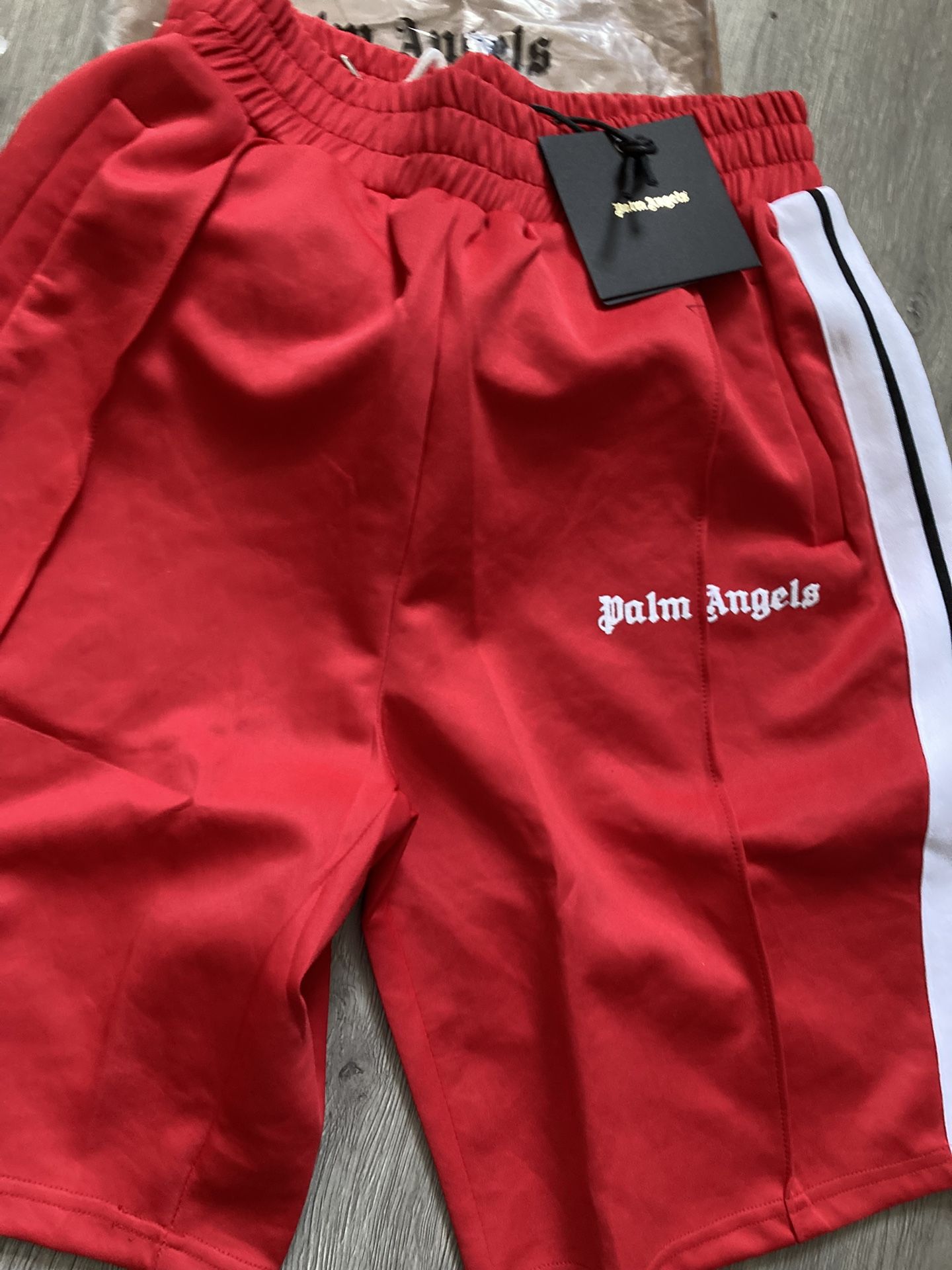Red Palm Angles Shorts