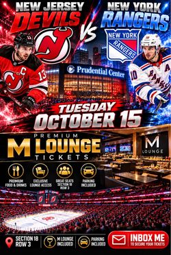NJ Devils vs NY Rangers - October 15