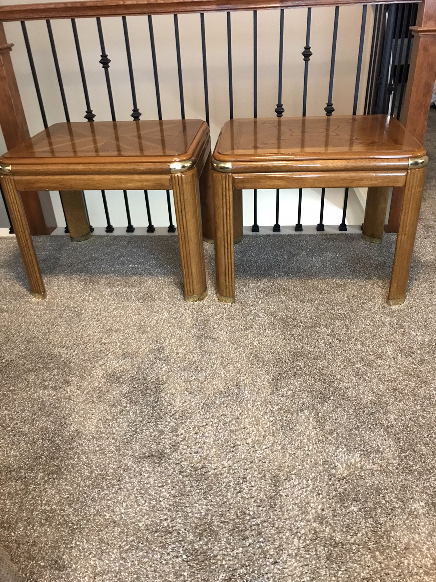 1980’s Modern End Tables Furniture Set