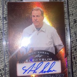 Nick Saban Auto