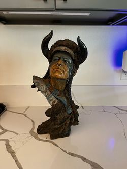 Native American statue