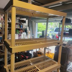 Garage shelving five shelf