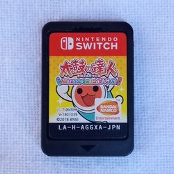 Taiko no Tatsujin: Drum 'n' Fun! - Nintendo Switch Cartridge Only No Case Like New