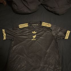 black and gold mexico jersey