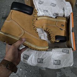 Timberland PRO Direct Attach Steel Toe Waterproof Boots Womens Size 8