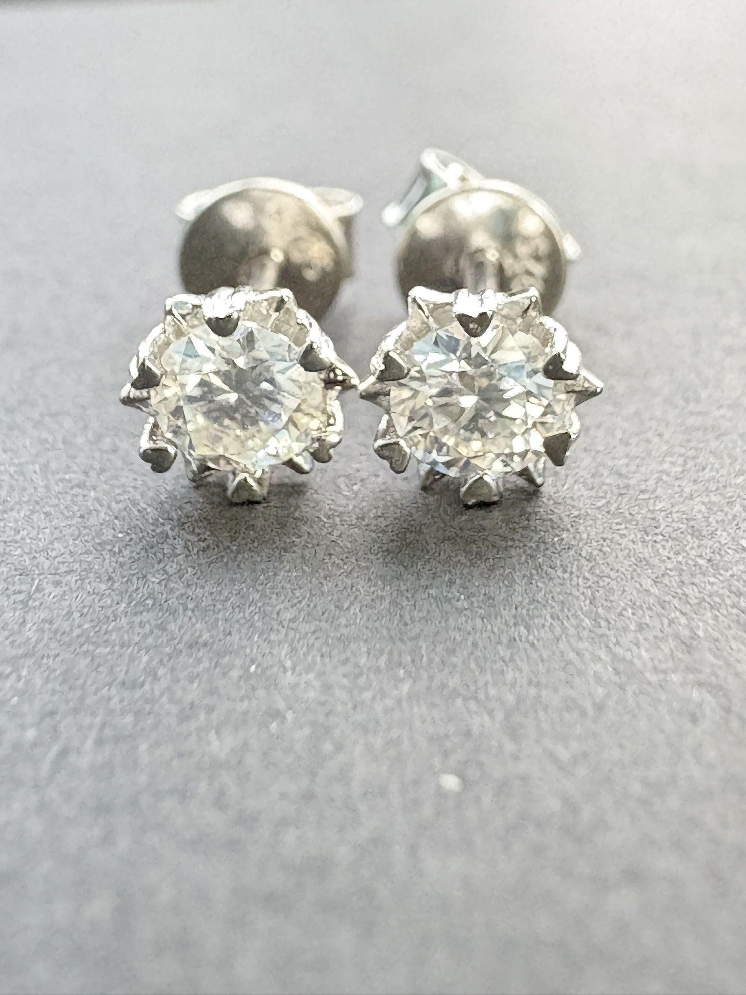 Moissanite Stud Earrings