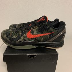 Kobe 6 Italian Camo Sz 14 Men’s 