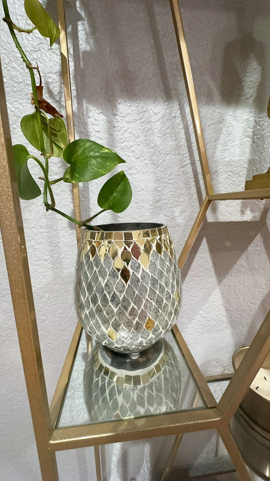 3-piece Vase & Candle Holders Set