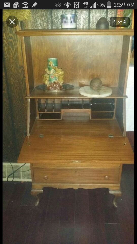 Antique Skeleton key folding desk