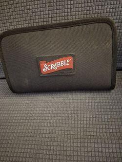TRAVEL SCRABBLE GAME (COMPACT IN ZIPPER BAG)/ REASONABLE OFFERS WELCOME