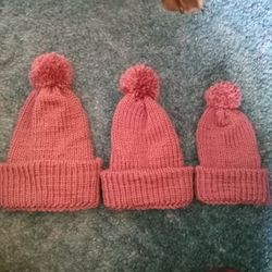 Knitted Hat Set