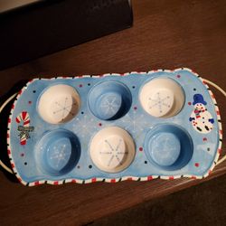 ceramic cupcake tray with stand