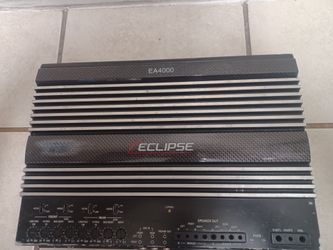 Amplificador eclipse ea4000 y estéreo kenwood