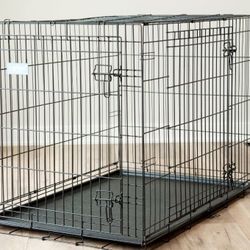 Dog Crate, Lots Of Tennis Balls, And Dog Plus Toys And Clothes
