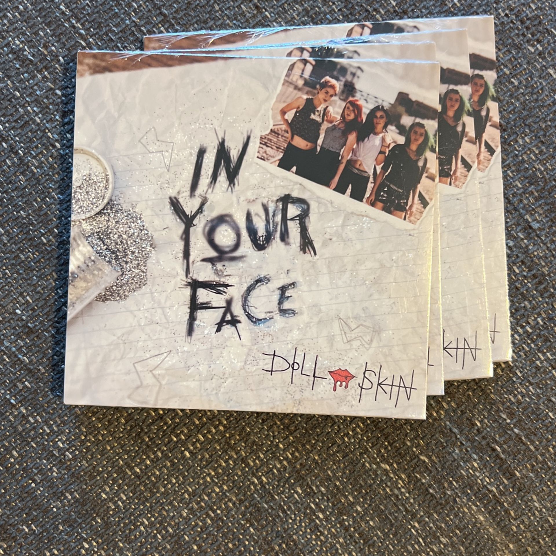 DOLL SKIN - IN YOUR FACE (AGAIN) SEALED SLIPCASE - NEW CD - Sydney Dolezal - Phoenix AZ