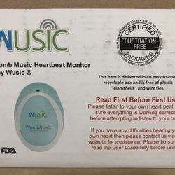 Baby heartbeat monitor Like New