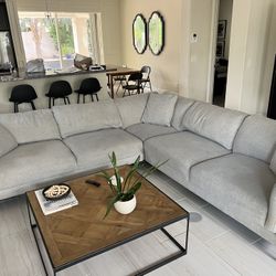 Living Spaces Sectional Couch 
