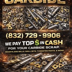 Carbide Scrap / chatarra de carburo