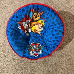 Nickelodeon's Paw Patrol 19" Toddler Mini Saucer Chair, Blue Polyester