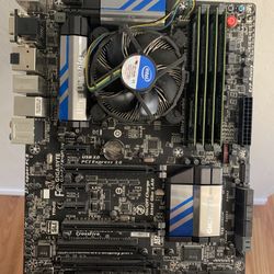 Gigabyte ATX with Intel i5 and 16GB Ram