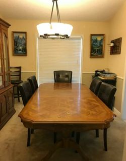 Dinning table and chairs
