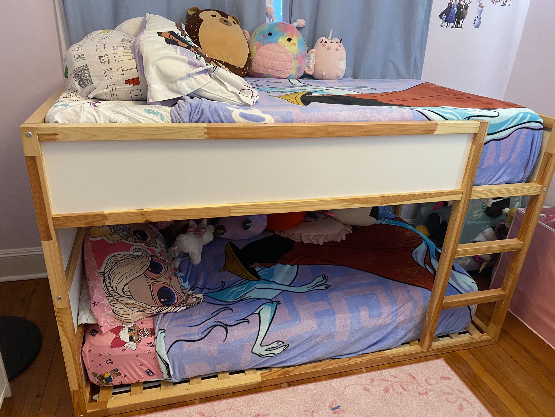 IKEA Kura Reversible Loft Bunk Bed with Canopy